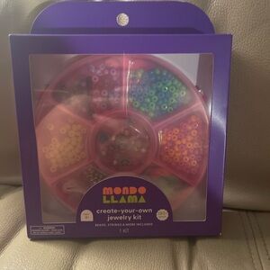 Create-Your-Own Jewelry Kit - Multicolor Mondo Llama New Sealed Beads Fun DIY